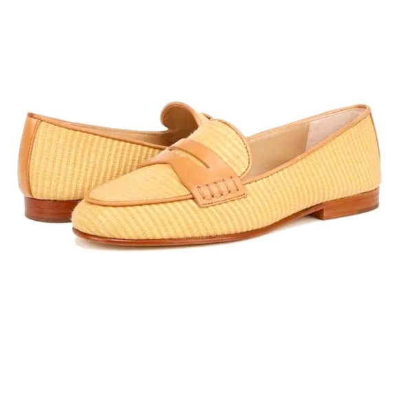 Veronica Beard Raffia Penny Loafers size 8 with Box main image 10